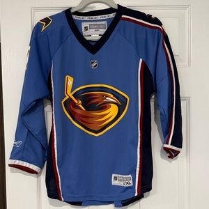 Reebok Atlanta Thrashers Blue Hockey Jersey